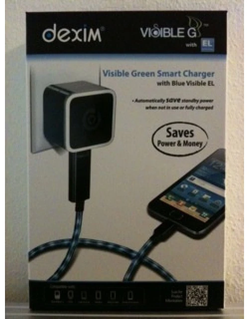 Dexim Visible Green Charger Micro-USB Anschluss
