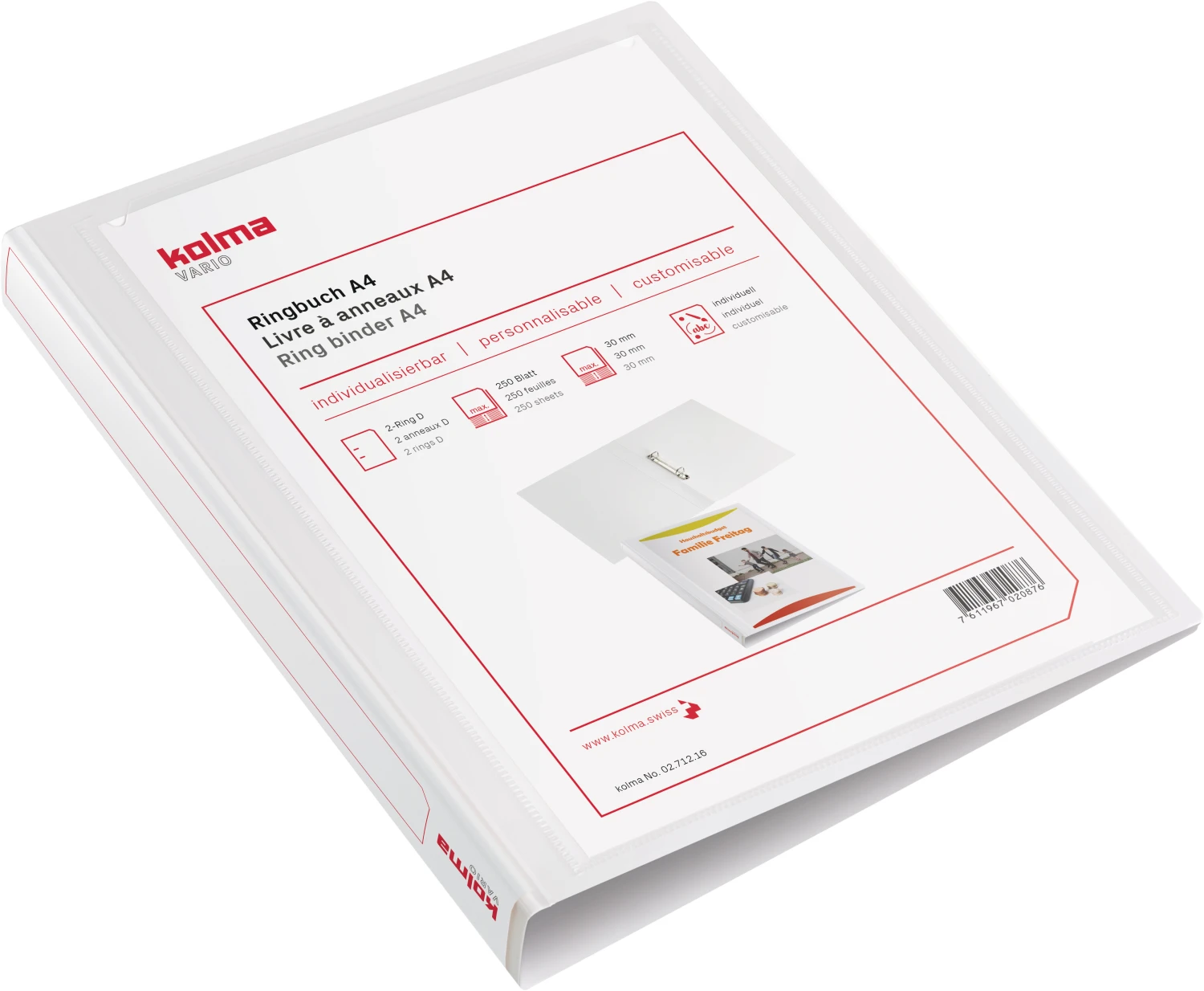 KOLMA Ringbuch Vario light KF A4