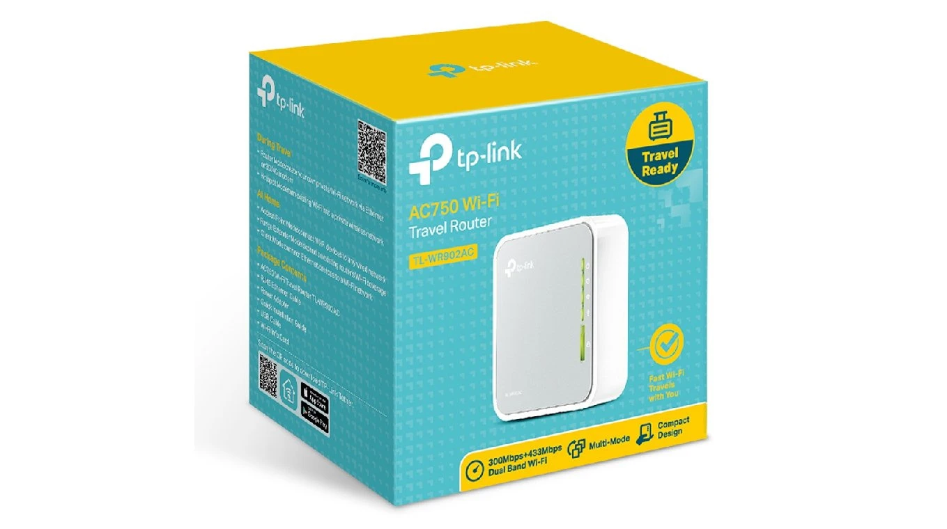 TP-LINK TL-WR902AC Mini Router Dual 750MB