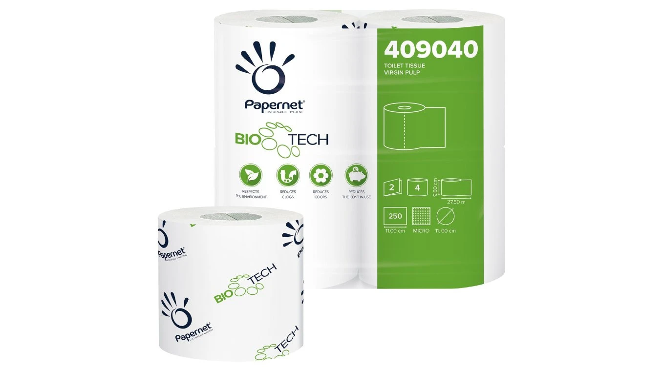 PAPERNET WC-Papier BioTech 2-lagig, 96 Rollen