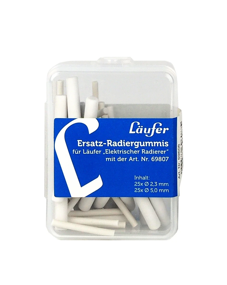 LÄUFER Ersatzradierer 25+25 Stück