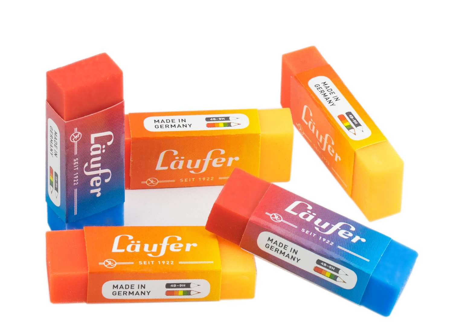 LÄUFER Plast-Radierer 65x21x12mm