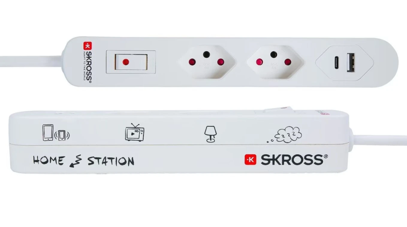 SKROSS Steckdosenleiste Home Station USB-C