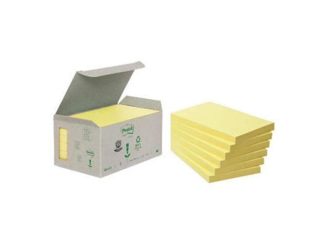 POST-IT Haftnotizen Recycling 6 x 100 Blatt