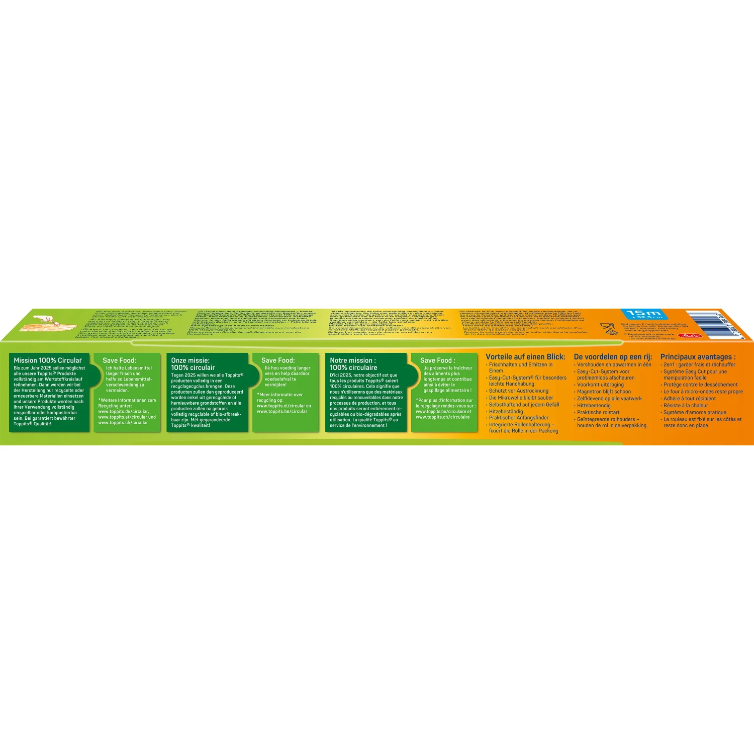 TOPPITS Mikrowellenfolie 2in1