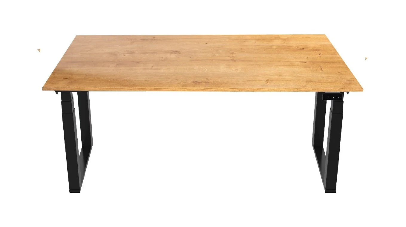 Contini höhenverstellbarer Bürotisch rechteckig 1.6 × 0.8 m
