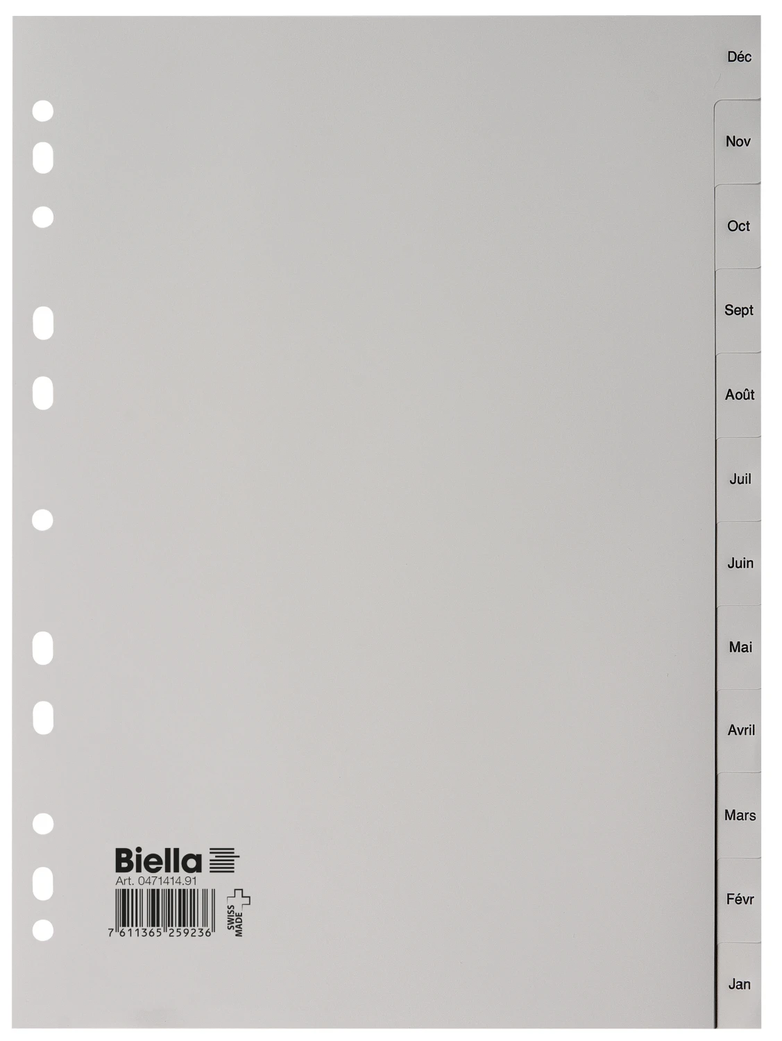 BIELLA Monatsregister Déc - Jan