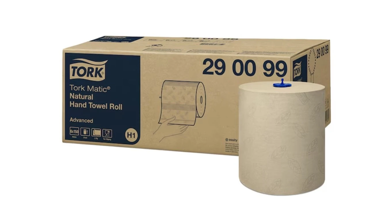 TORK Papierhandtuchrollen Advanced Matic Natural 2-lagig, 6 Rollen