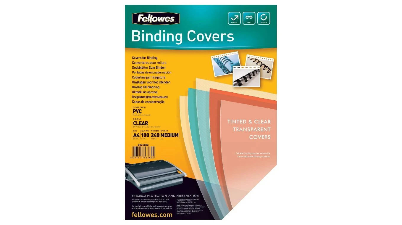 FELLOWES Deckblatt 240mic A4