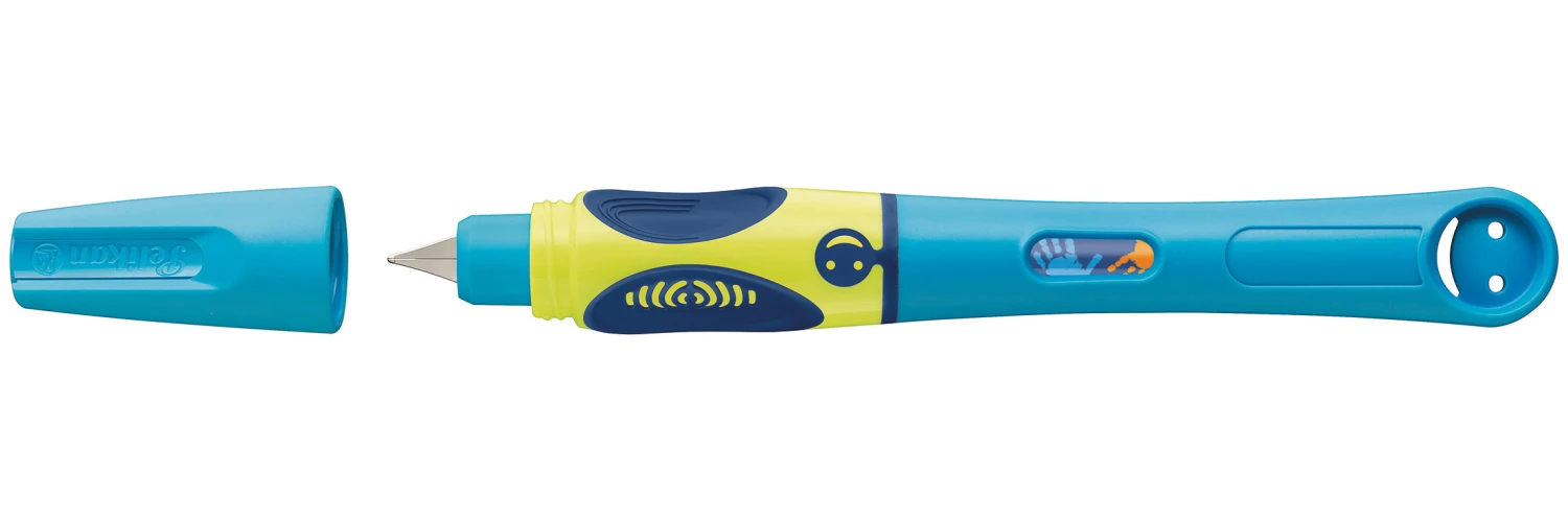 PELIKAN Füllhalter Griffix neonfresh blue L