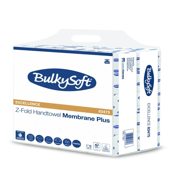 BULKYSOFT Papierhandtücher Excellence Z-Falz, 3-lagig, weiss