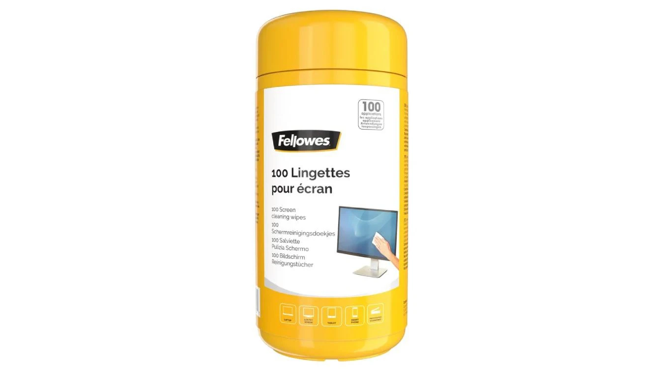 FELLOWES Bildschirm-Reinigungstücher Dose