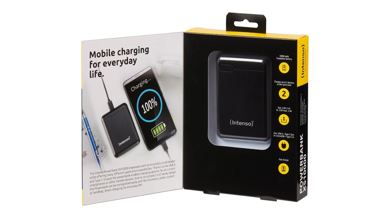 INTENSO Powerbank XS10000, 10'000 mAh