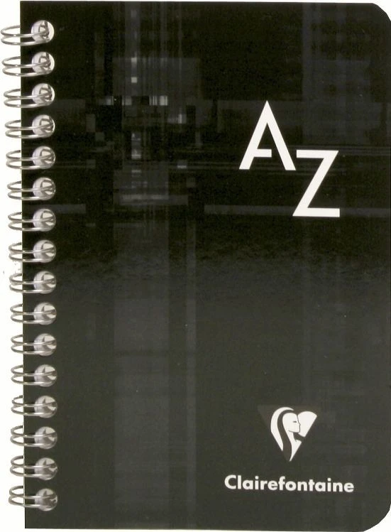 CLAIREFONTAINE Spiralheft mit Index 9,5 x14cm