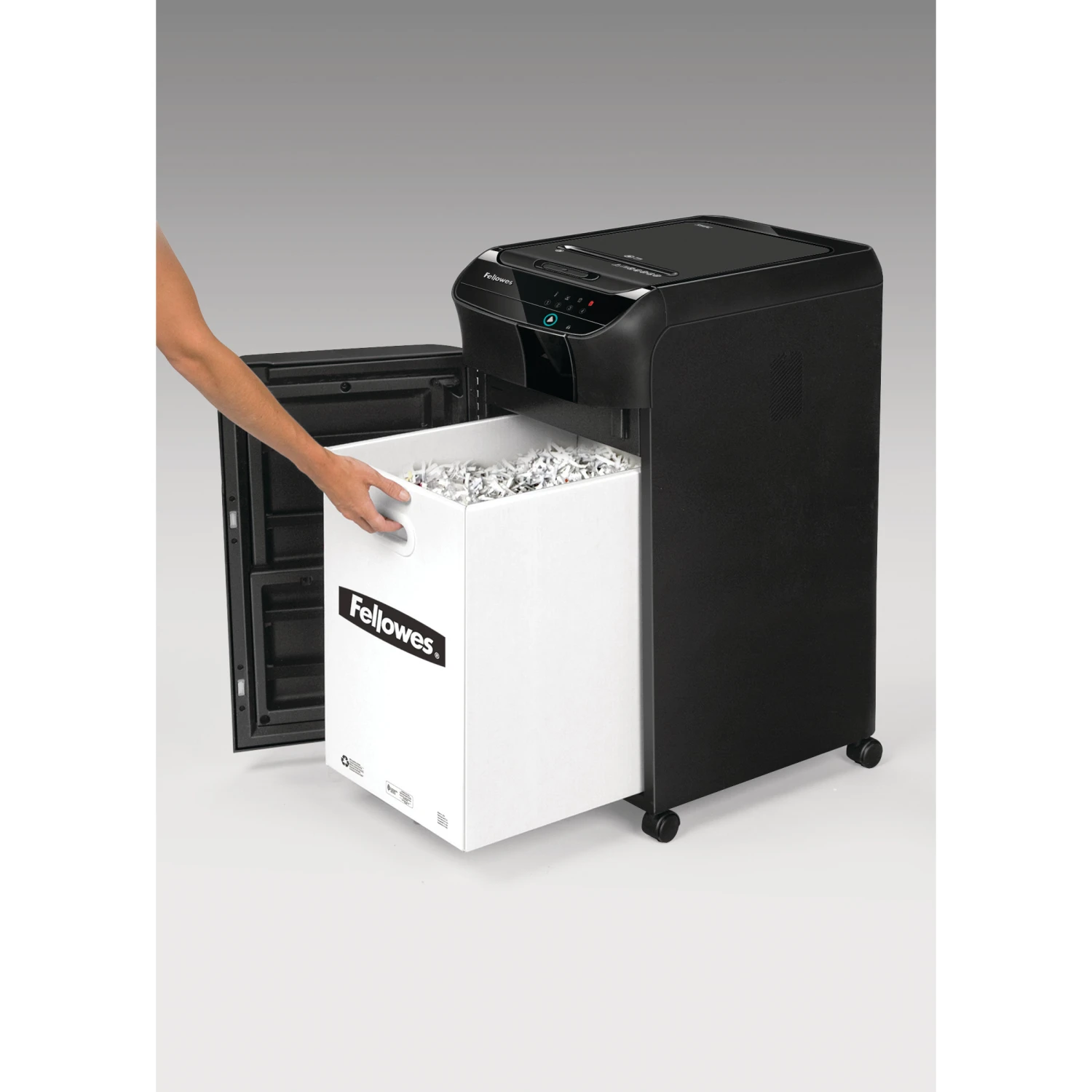 FELLOWES Aktenvernichter AutoMax 350C, P-4, 68lt