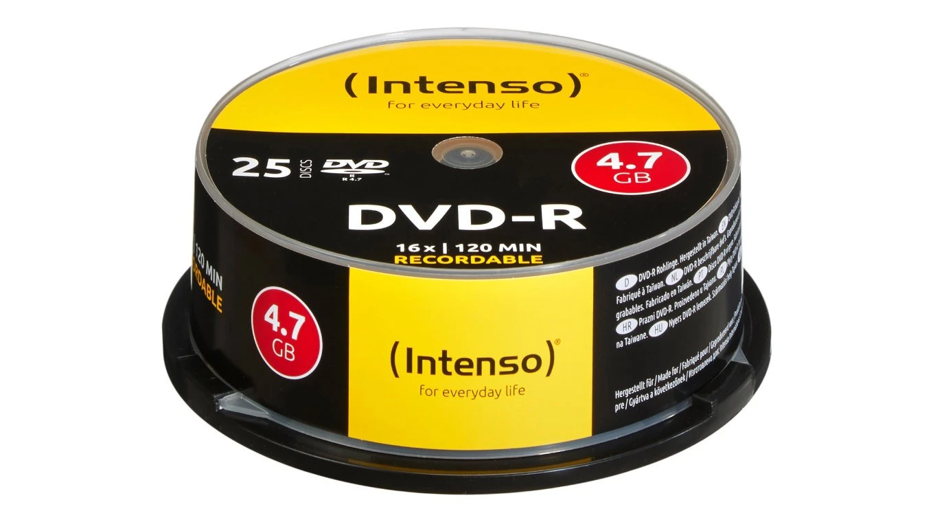INTENSO DVD-R Cake Box 4.7GB - 25er Pack