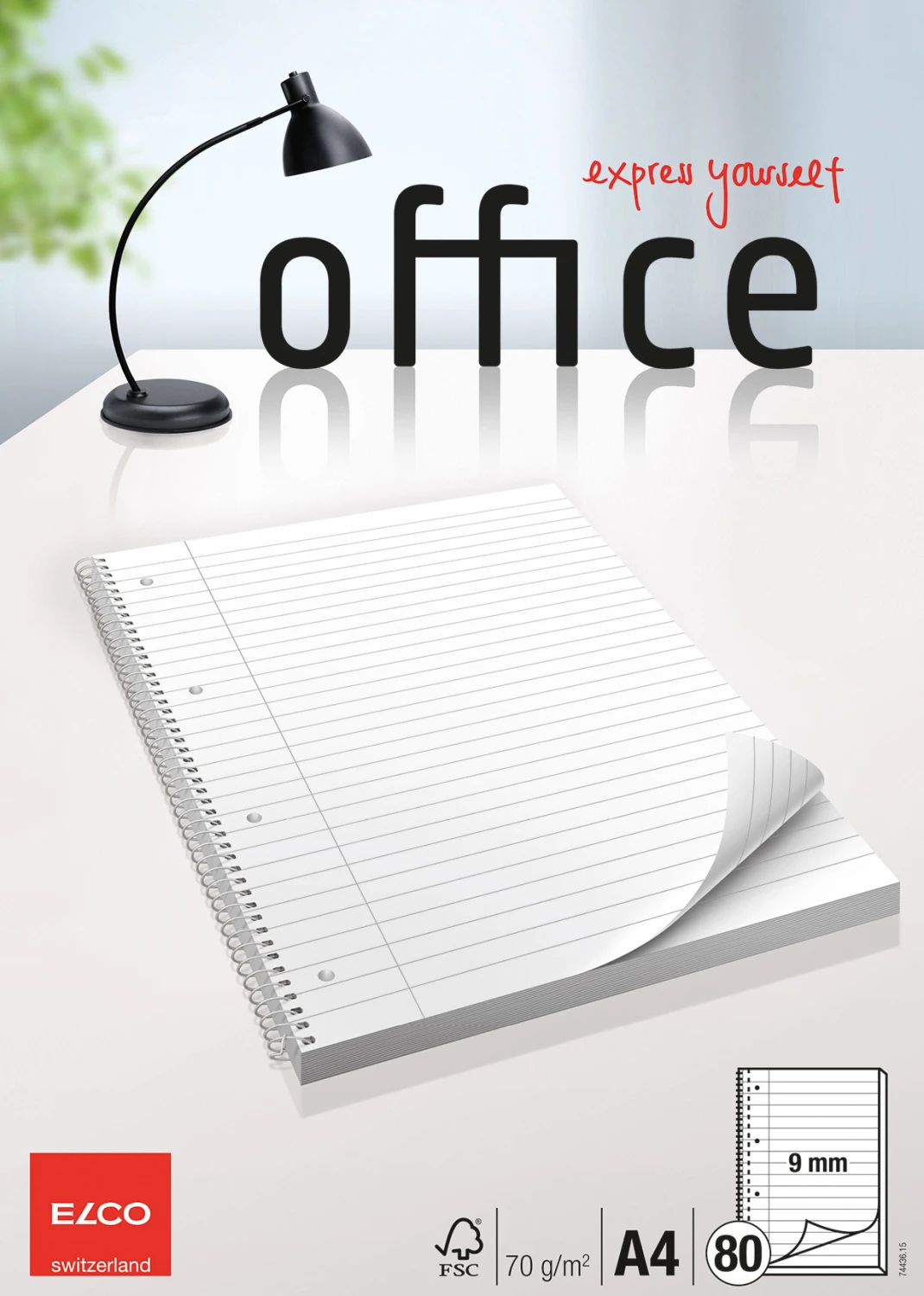 ELCO College Office liniert 9mm A4