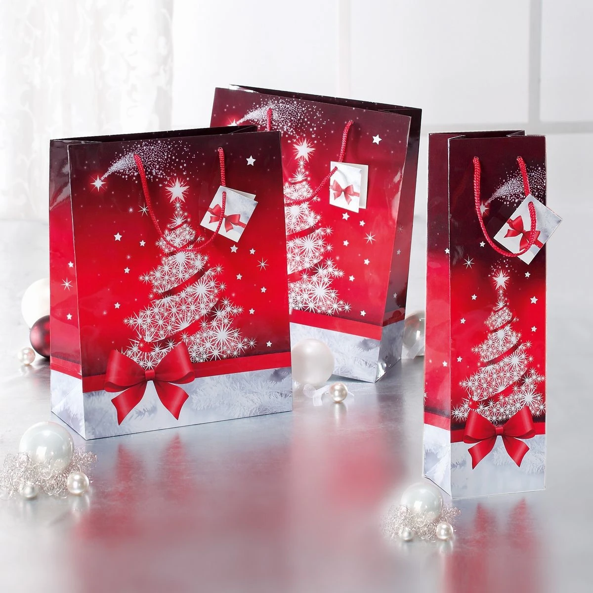 SIGEL Geschenktasche Sparkling Tree