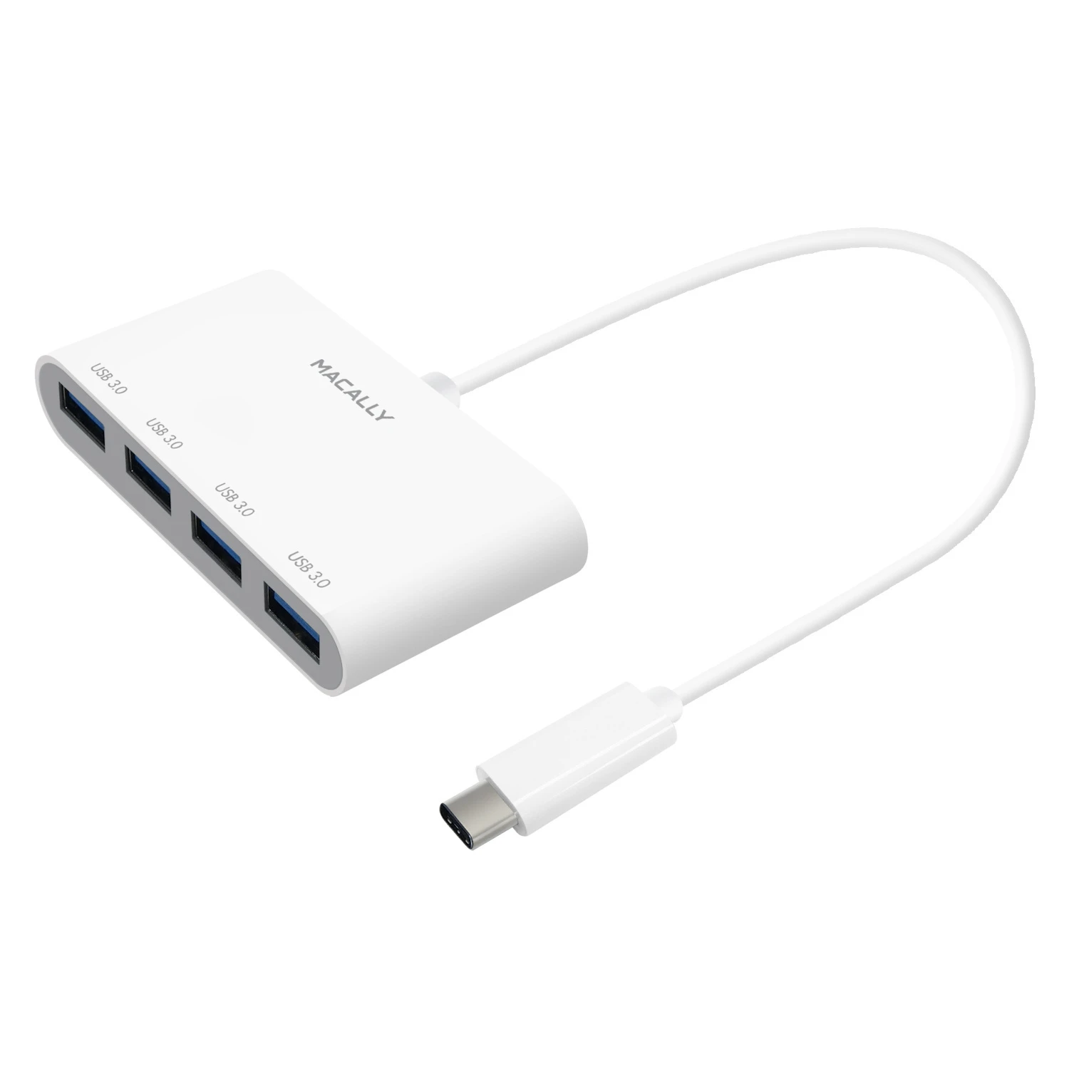 MACALLY UCHUB4 USB-C Hub mit 4x USB 3.0 Ports