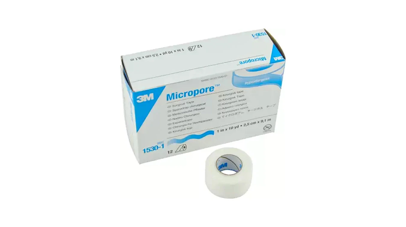 3M MICROPORE Medizinisches Vliespflaster 12 Stück