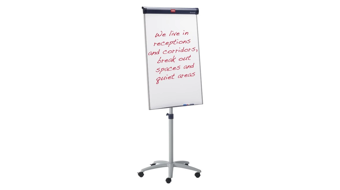 NOBO Impression Pro Stahl Flipchart mobil 70 x 100 cm