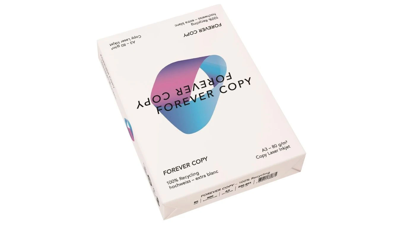 FOREVER COPY Kopierpapier A3, 80 g/m², 500 Blatt