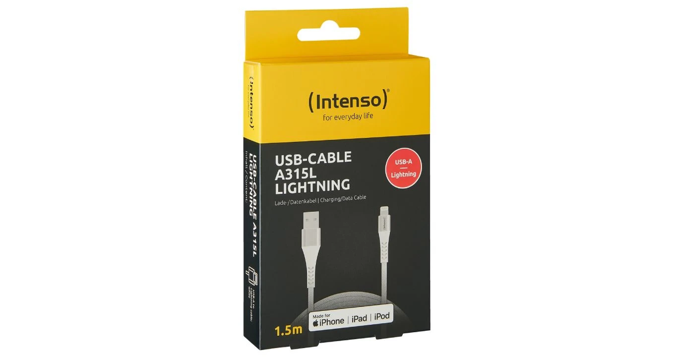 INTENSO Kabel USB-A zu USB C 1.5 m