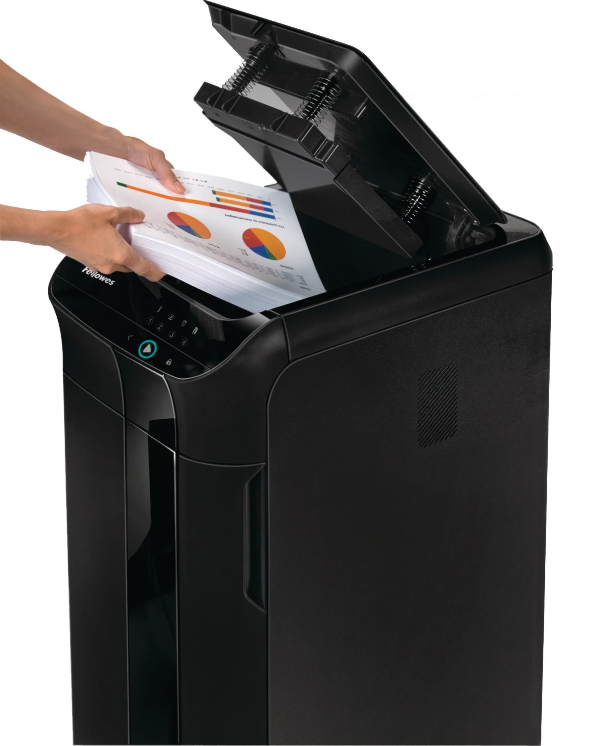 FELLOWES Aktenvernichter AutoMax 350C, P-4, 68lt