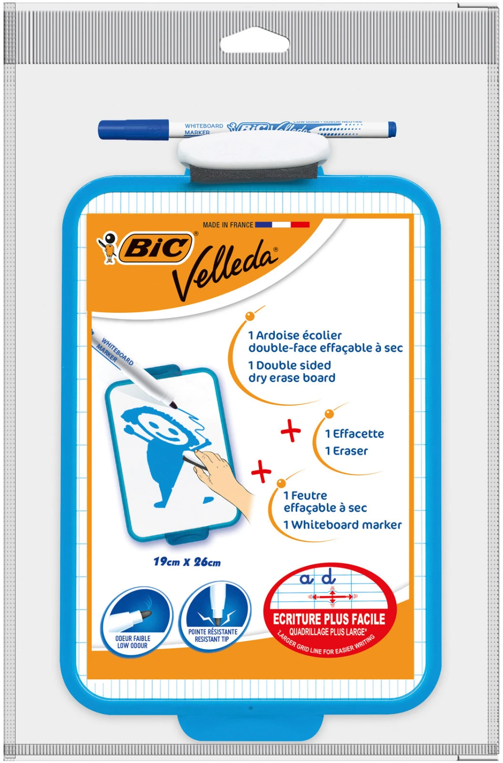 BIC Schultafel Velleda 19 x 26 cm