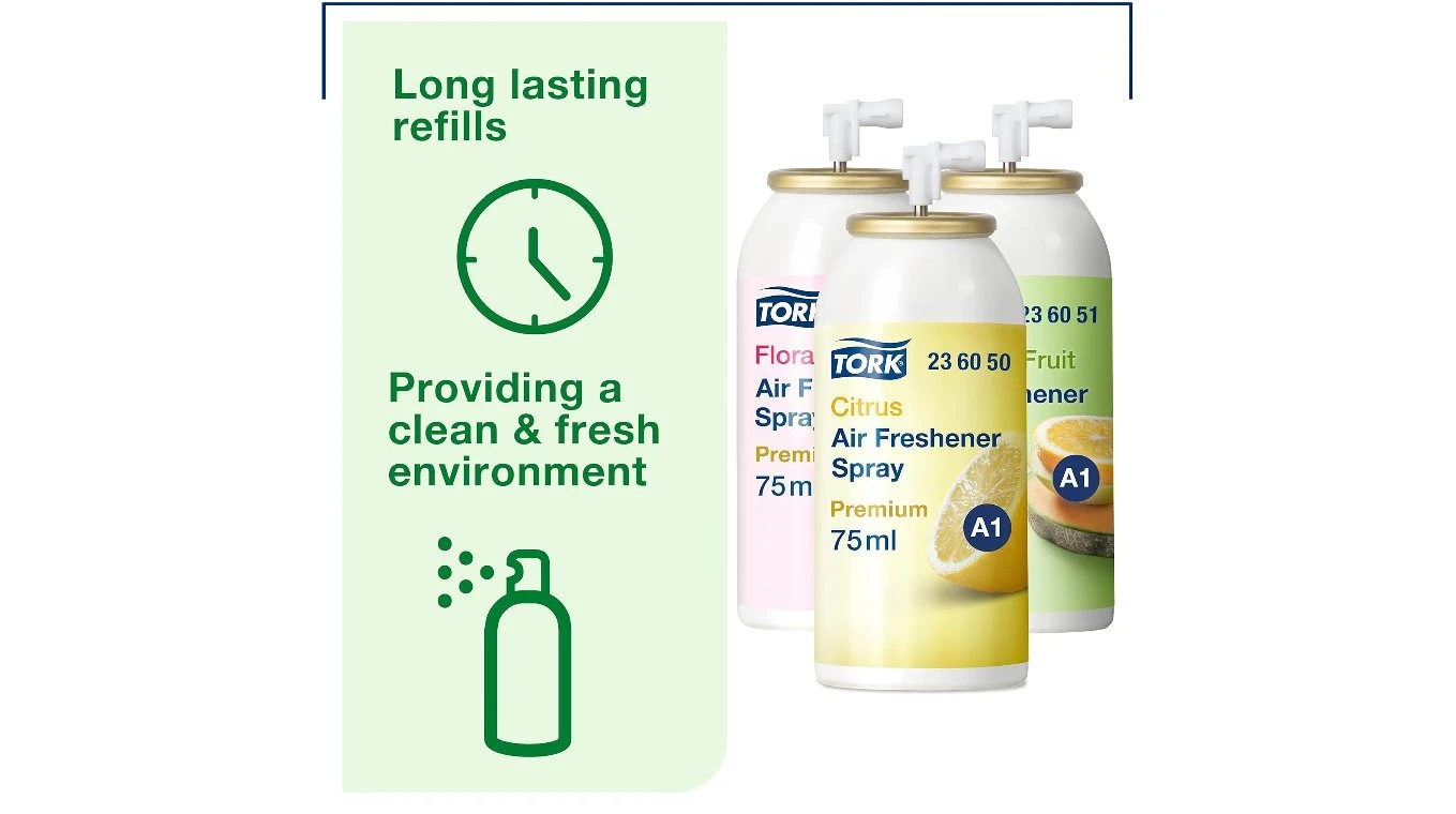 TORK Duftpatronen Air Freshener Spray Mix 12 x 75 ml