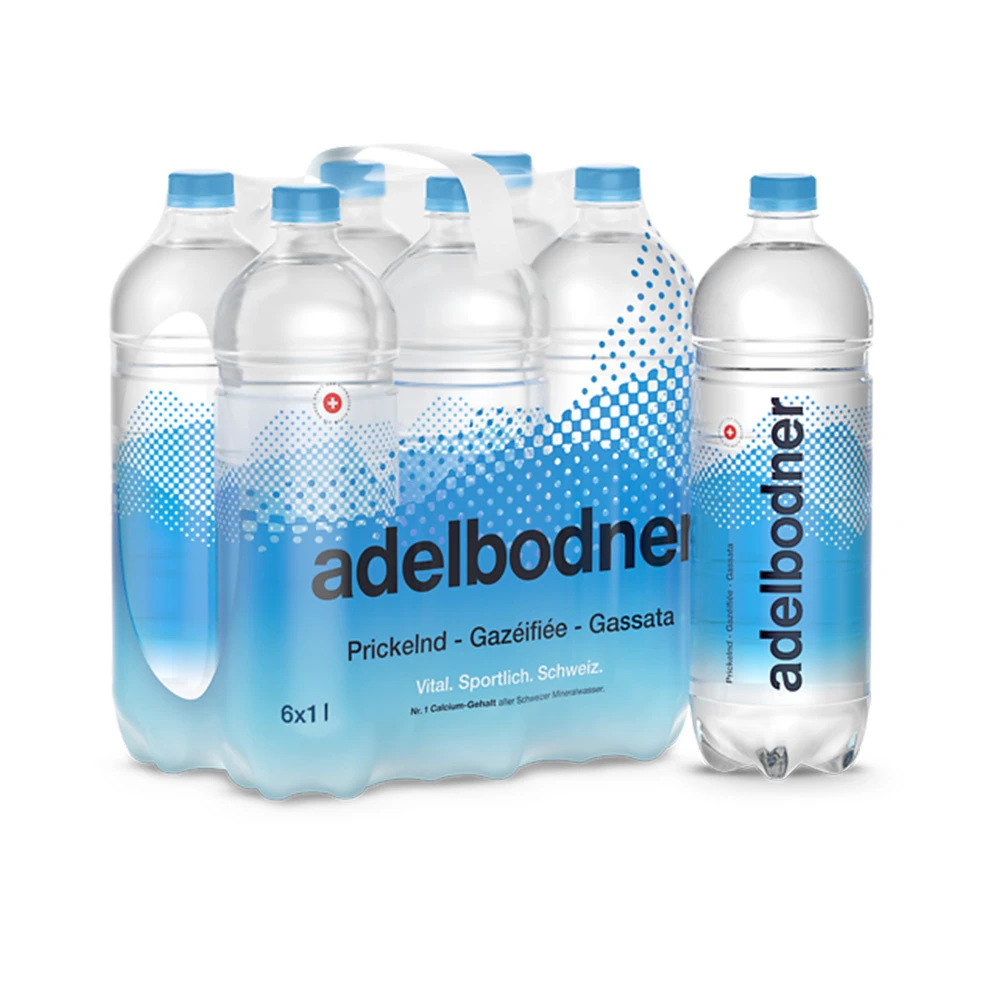 ADELBODNER Wasser Prickelnd 6 x 1 Liter