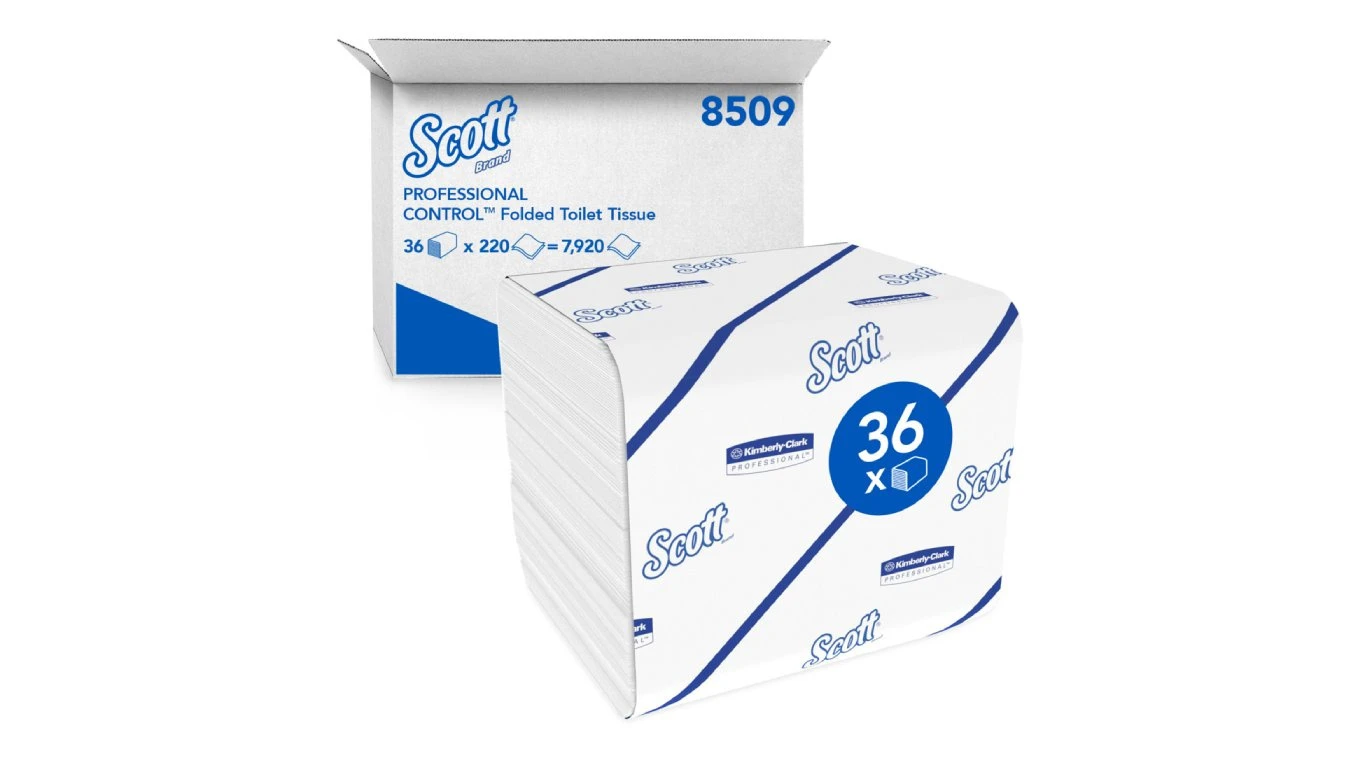 SCOTT WC-Papier Einzelblatt 2-lagig, 7'920 Blatt