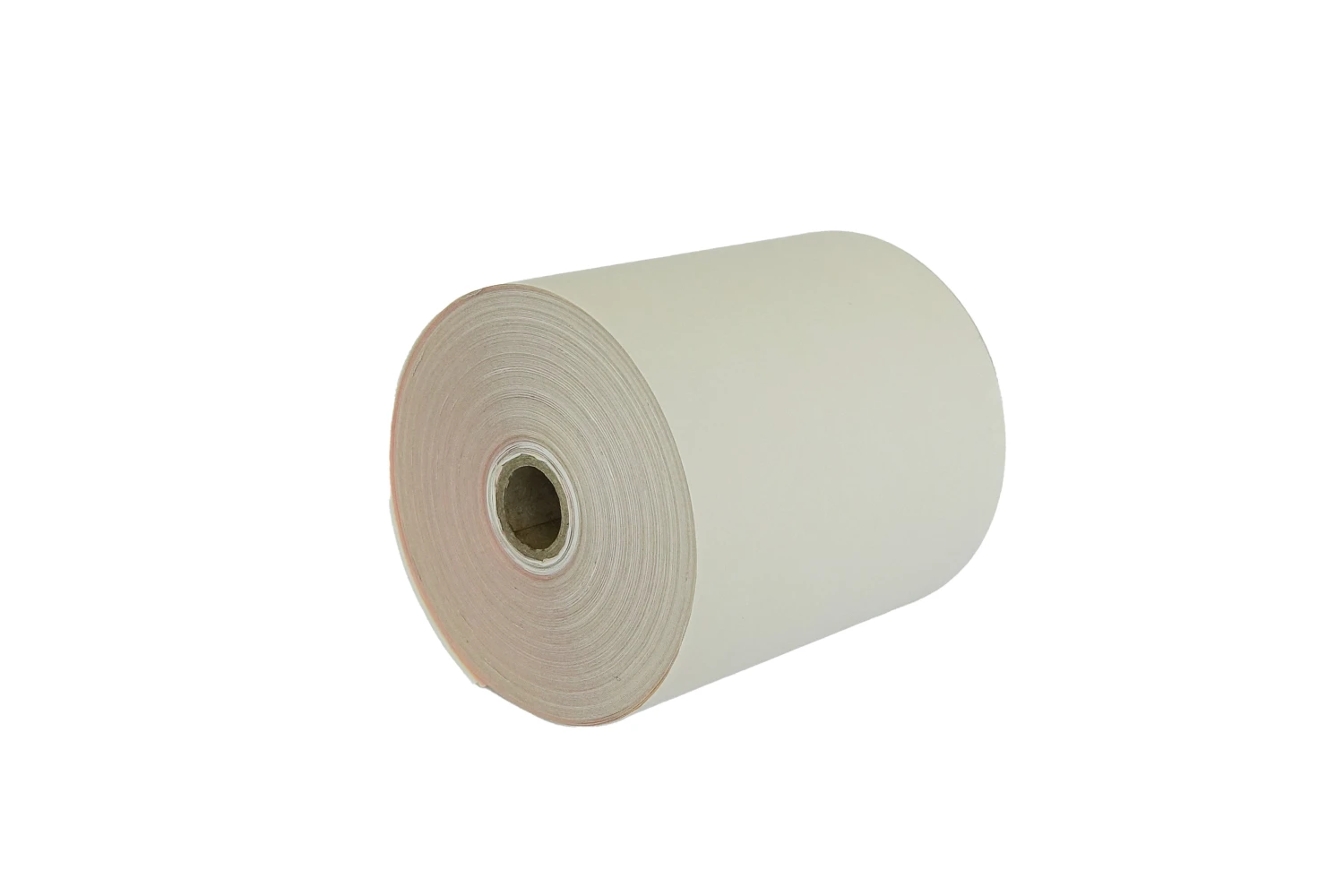Kassenrollen 3-lagig, weiss, gelb, rosa, 76x70x12 mm