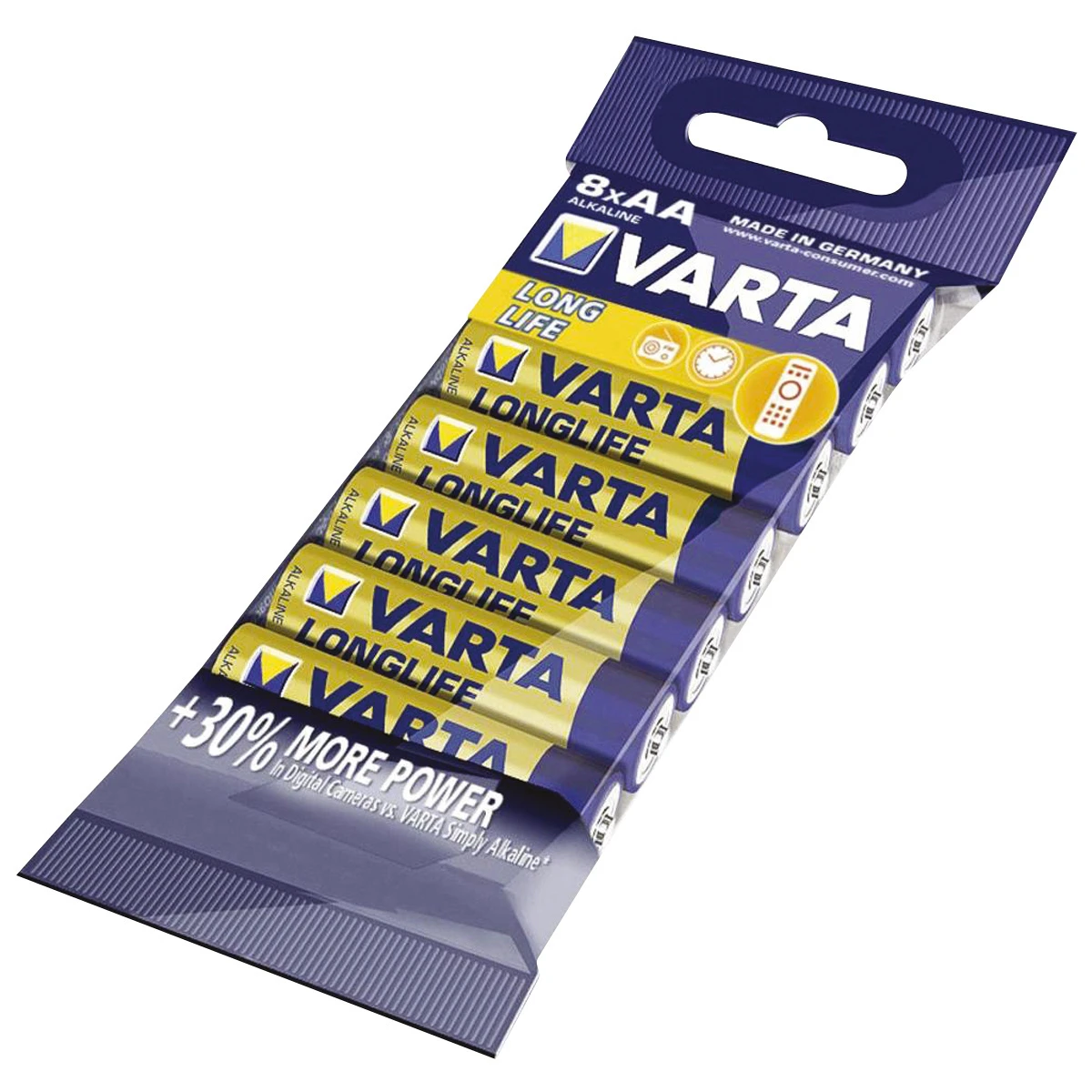 VARTA Batterien AA / LR6, 1.5V, Pack à 8 Stück