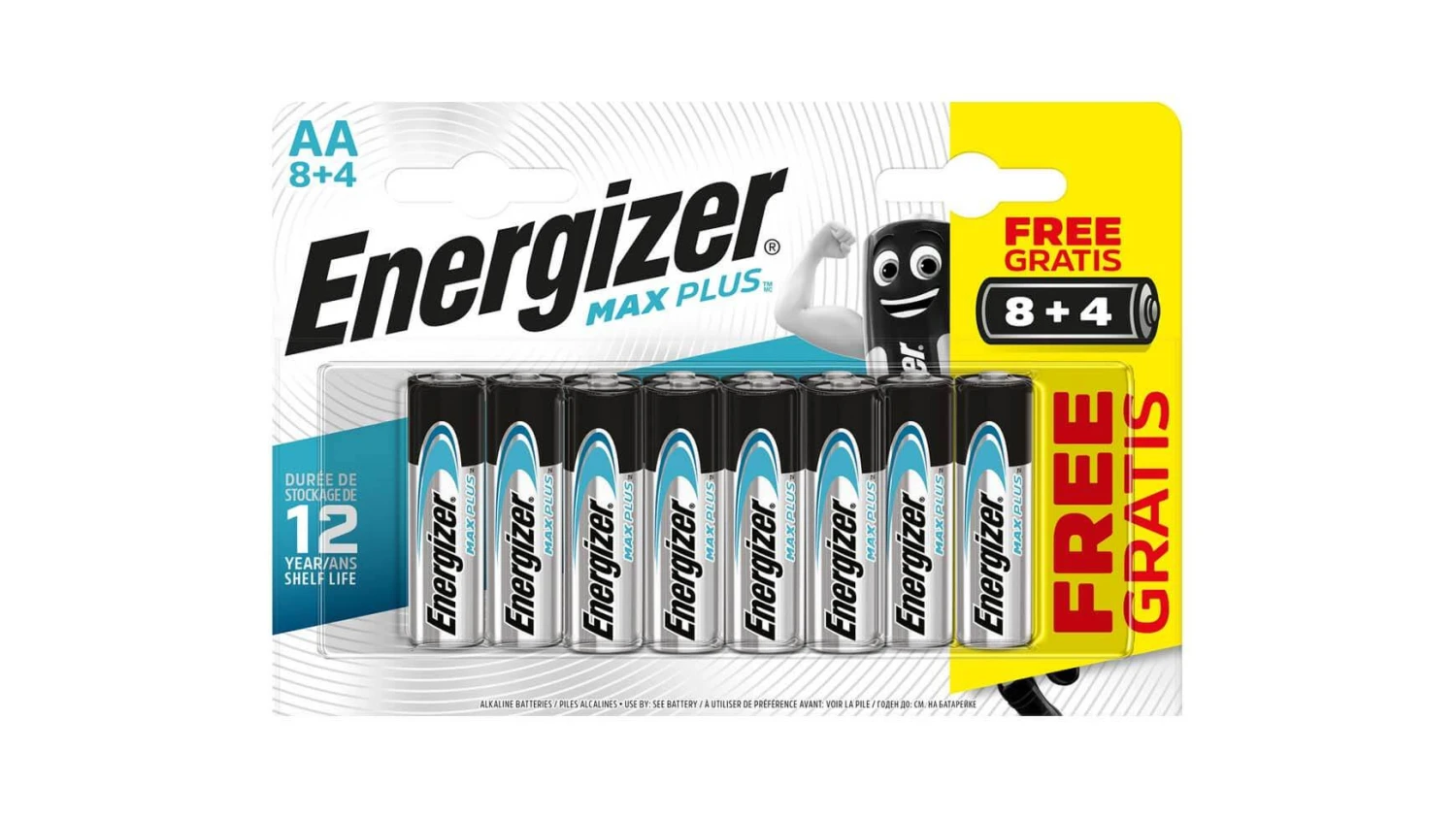 ENERGIZER Batterie Max Plus AA/LR06 - 12e rPack