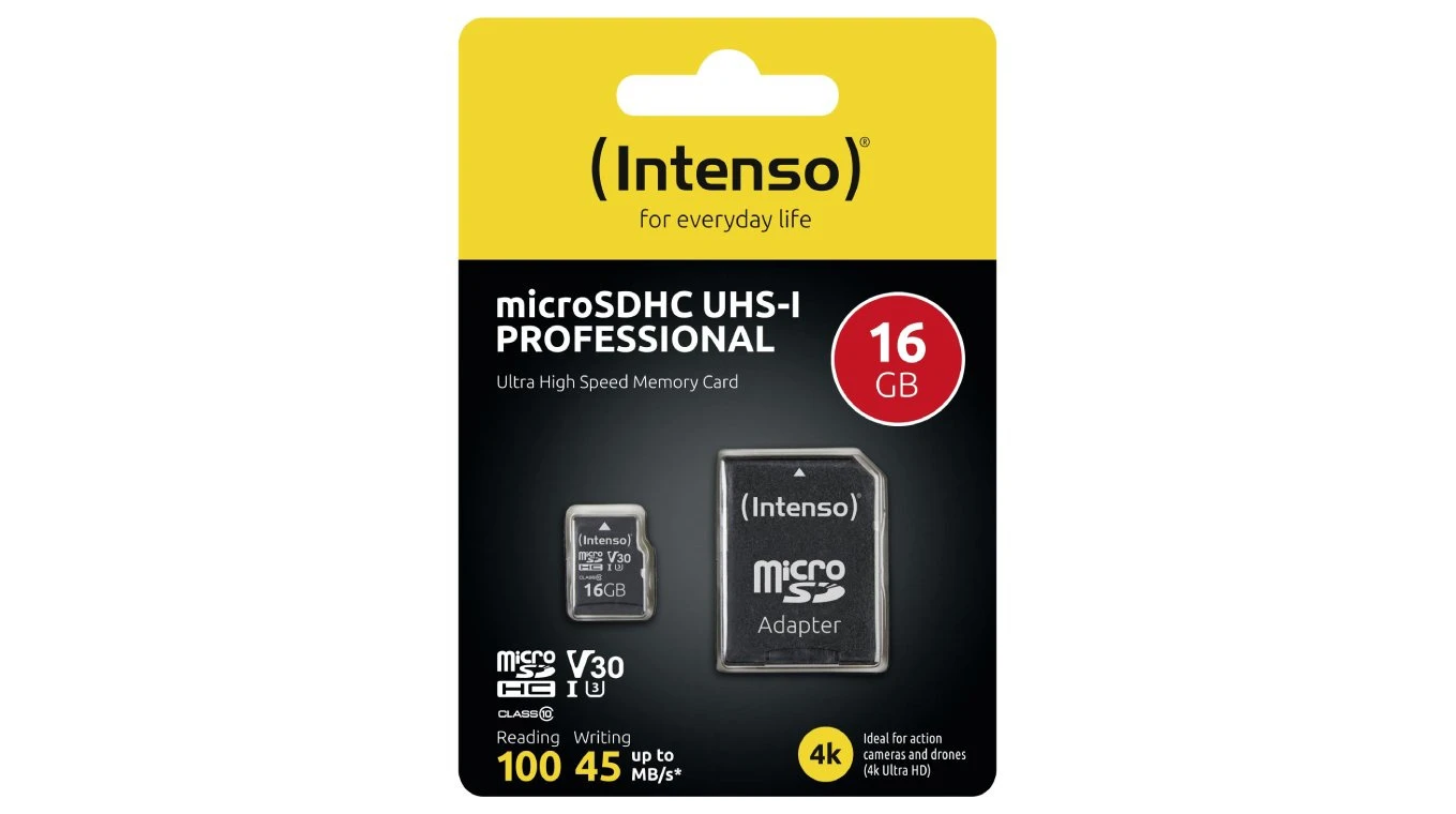 INTENSO Micro SDHC Card PRO 16GB