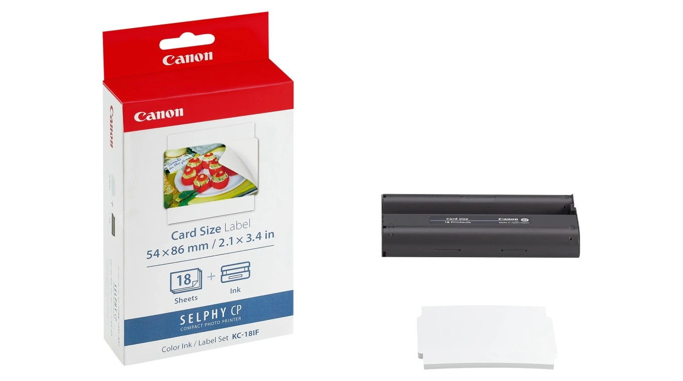 CANON Farbtinte/Kleberset 8,6x5,4cm