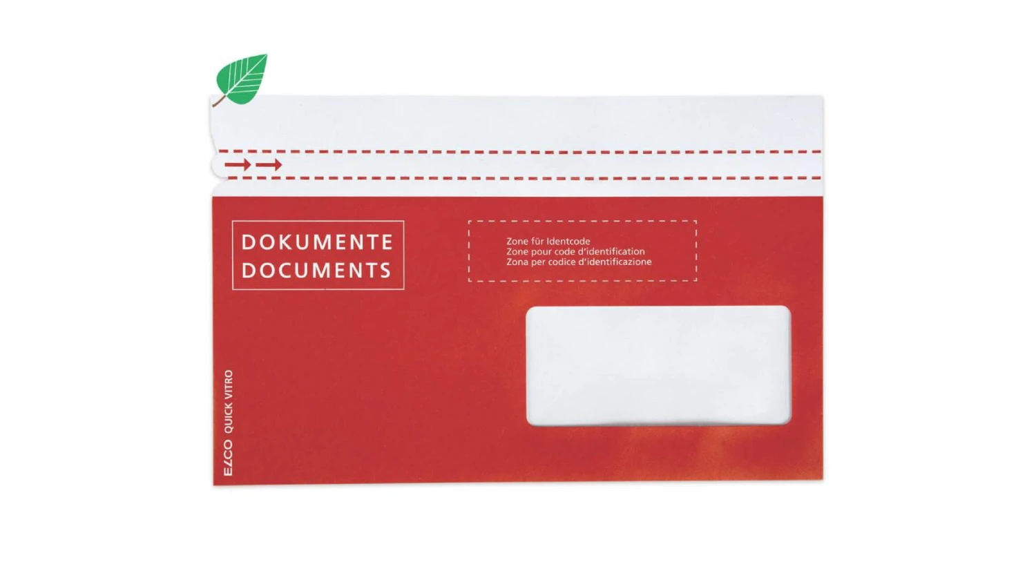 ELCO Quick Vitro Papier C5/6 "Dokumente", Fenster rechts