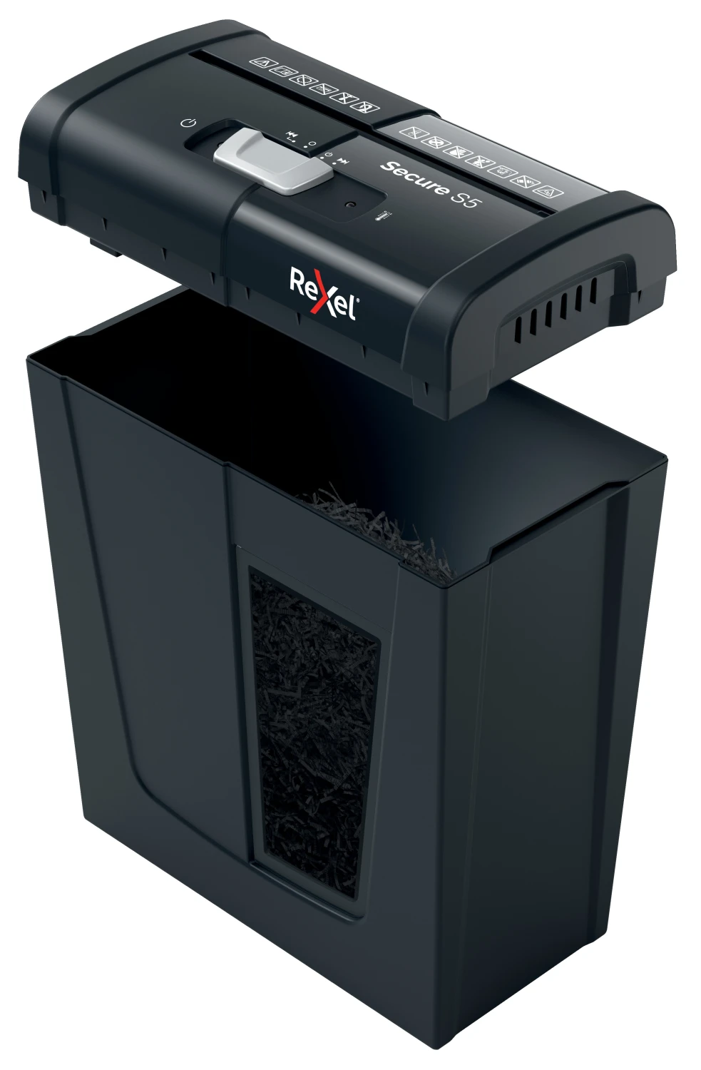 REXEL Aktenvernichter Secure S5, P-2, 10lt