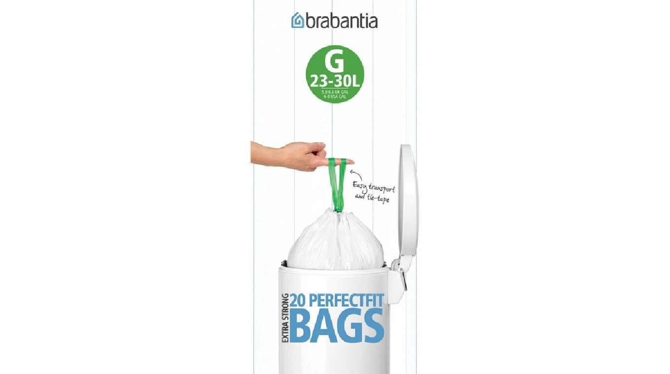 BRABANTIA Kehrichtsäcke 30 L, 12 Rollen