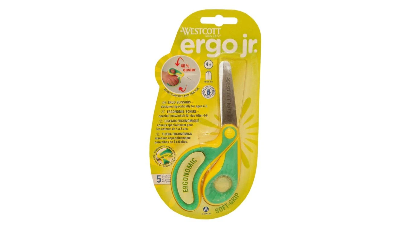 WESTCOTT Schere Softrgip Ergo jr. 13 cm