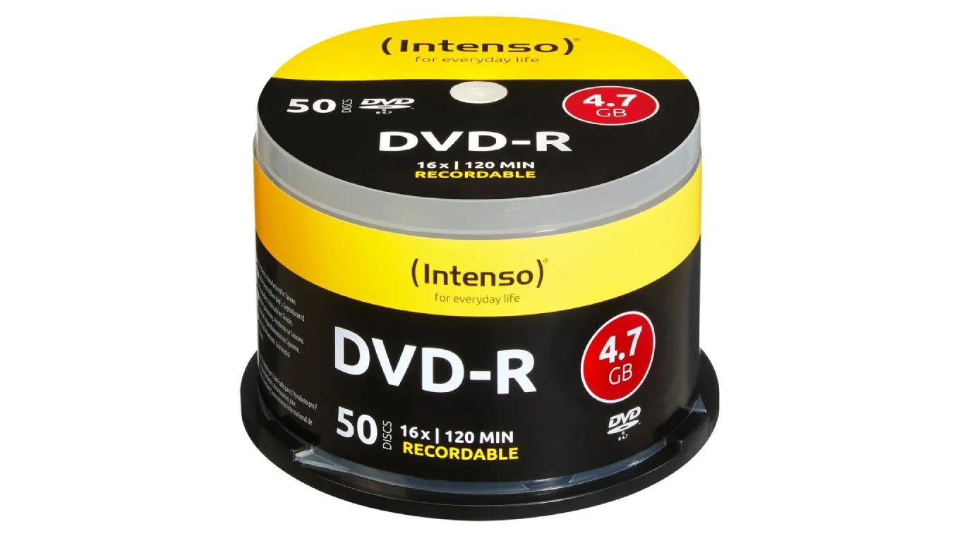 INTENSO DVD-R Cake Box 4.7GB - 50er Pack