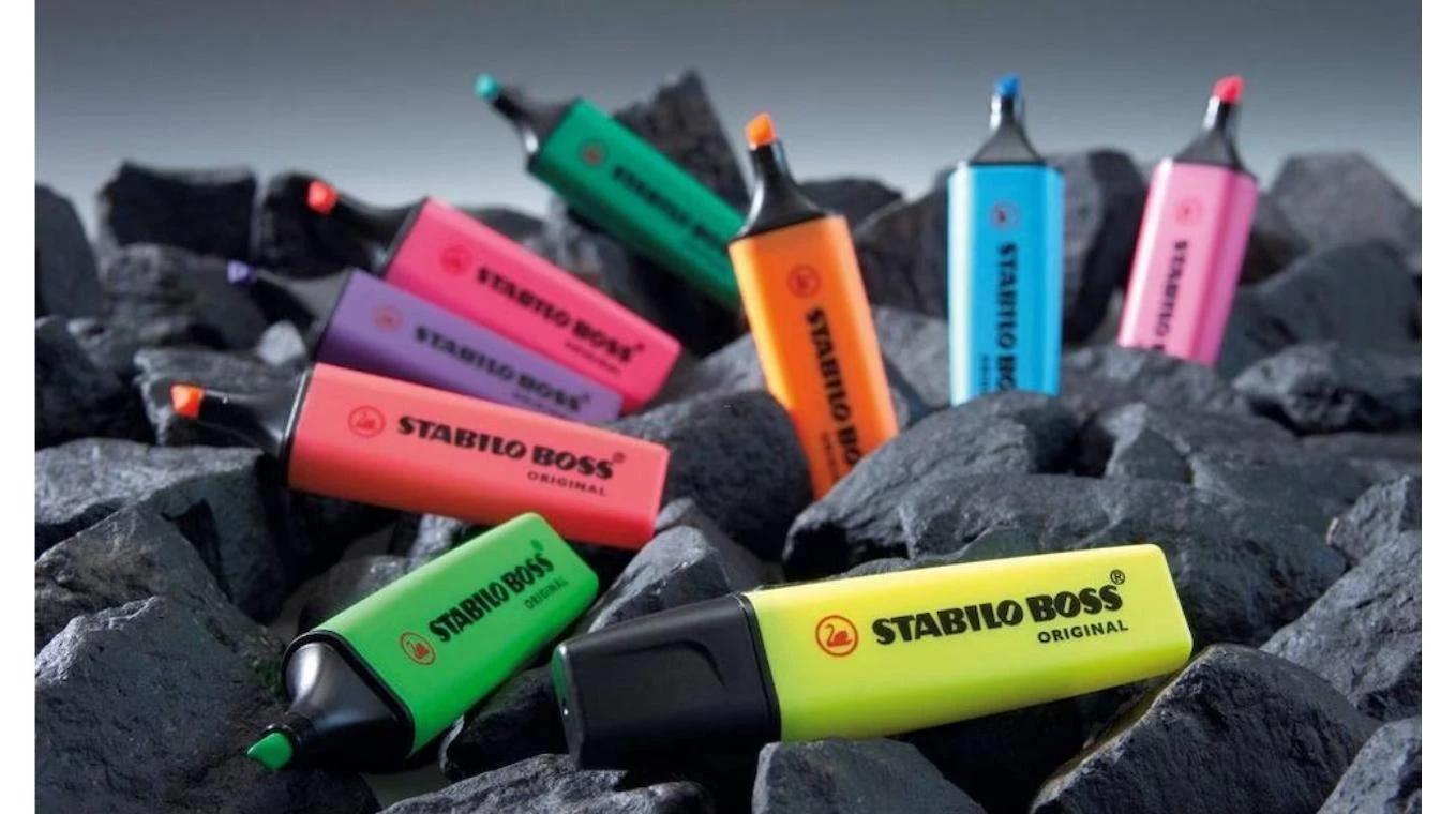 STABILO BOSS Original 2-5 mm - Tischset 15 Stück