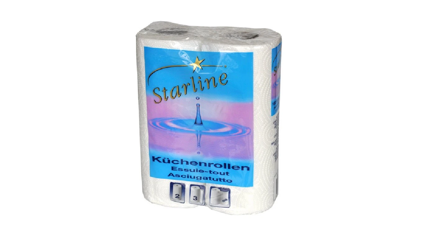 STARLINE Küchenrollen 3-lagig, 40 Rollen