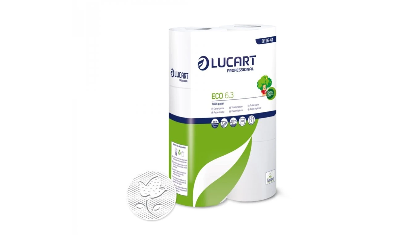 LUCART WC-Papier Eco 3-lagig, 30 Rollen