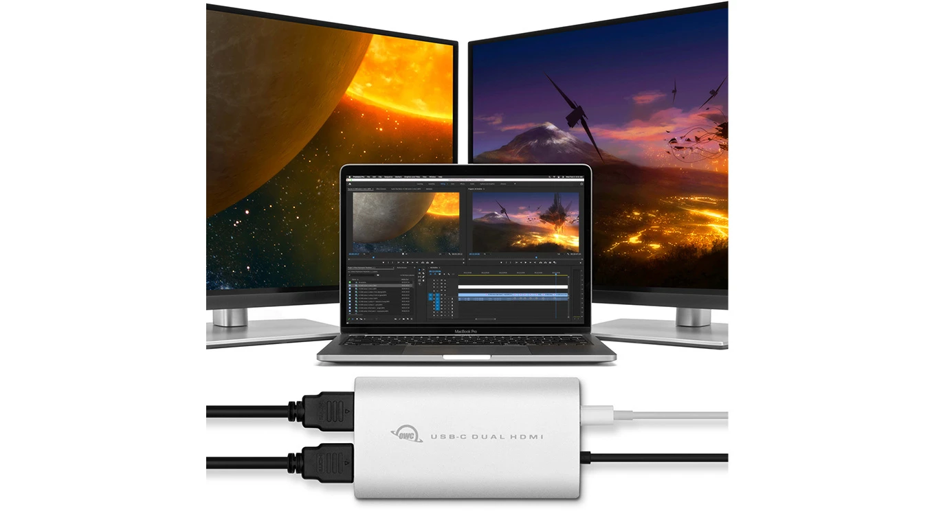 OWC USB-C zu Dual HDMI Adapter