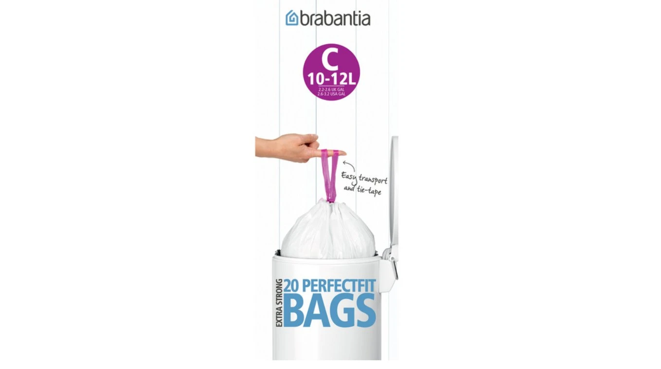 BRABANTIA Kehrichtsäcke 12 L, 12 Rollen