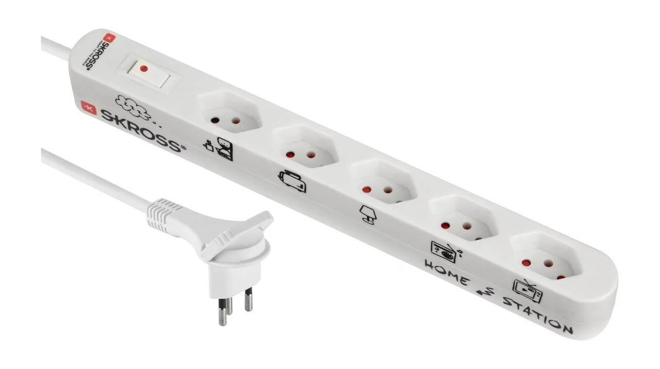 SKROSS Steckdosenleiste Home Station 5x Typ13 - 1.5 m
