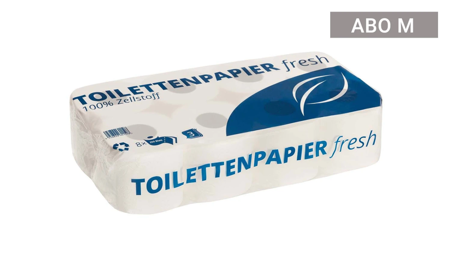 ABO M | WC-Papier Fresh 3-lagig, 250 Blatt
