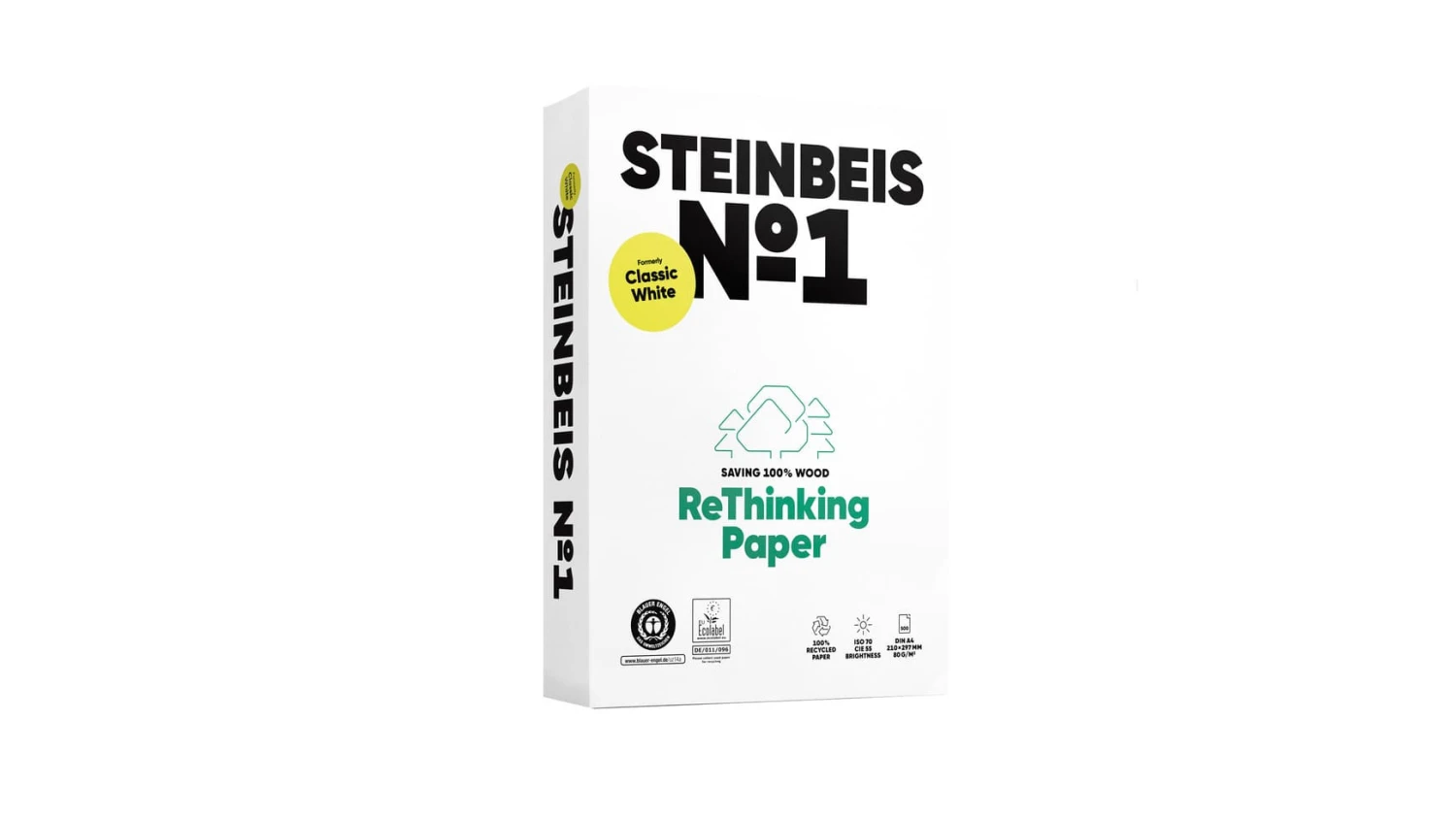 STEINBEIS Kopierpapier No. 1 A4, 80 g/m², 500 Blatt